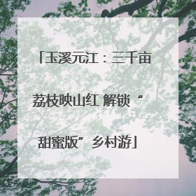 玉溪元江：三千亩荔枝映山红 解锁“甜蜜版”乡村游