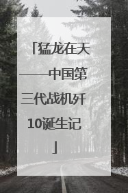 猛龙在天——中国第三代战机歼10诞生记