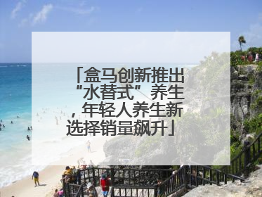 盒马创新推出“水替式”养生，年轻人养生新选择销量飙升