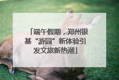 端午假期，郑州银基“游园”新体验引发文旅新热潮