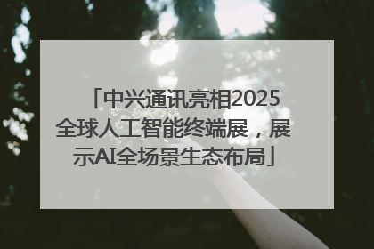 中兴通讯亮相2025全球人工智能终端展，展示AI全场景生态布局