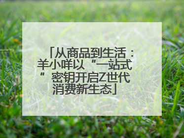 从商品到生活：羊小咩以“一站式”密钥开启Z世代消费新生态