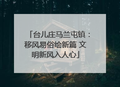 台儿庄马兰屯镇：移风易俗绘新篇 文明新风入人心