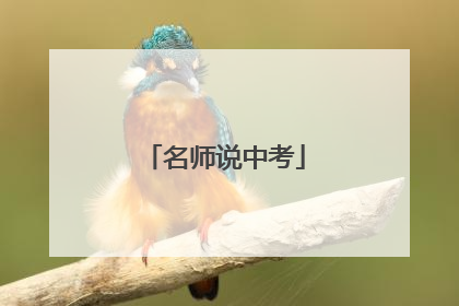 名师说中考