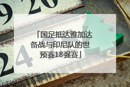 国足抵达雅加达备战与印尼队的世预赛18强赛