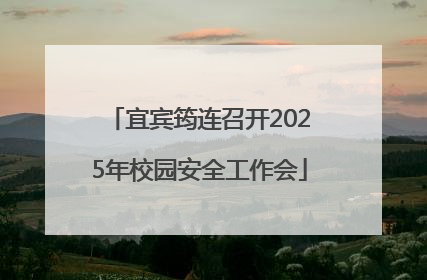 宜宾筠连召开2025年校园安全工作会