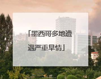 墨西哥多地遭遇严重旱情