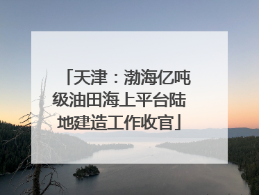 天津：渤海亿吨级油田海上平台陆地建造工作收官