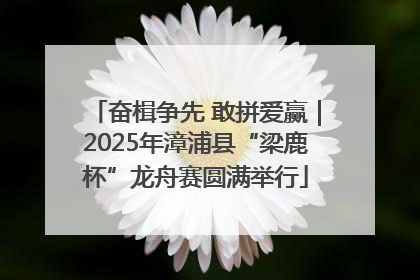 奋楫争先 敢拼爱赢｜2025年漳浦县“梁鹿杯”龙舟赛圆满举行