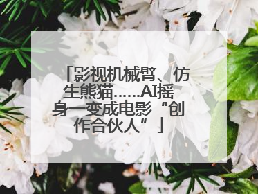 影视机械臂、仿生熊猫……AI摇身一变成电影“创作合伙人”