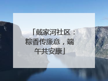 戴家河社区：粽香传廉意，端午共安康