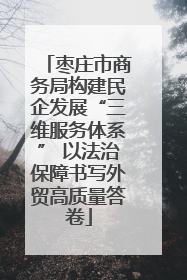 枣庄市商务局构建民企发展“三维服务体系” 以法治保障书写外贸高质量答卷