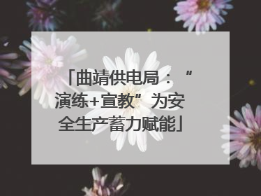 曲靖供电局：“演练+宣教”为安全生产蓄力赋能