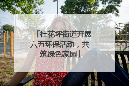 桂花坪街道开展六五环保活动，共筑绿色家园