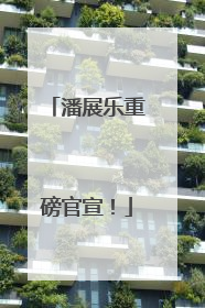 潘展乐重磅官宣！