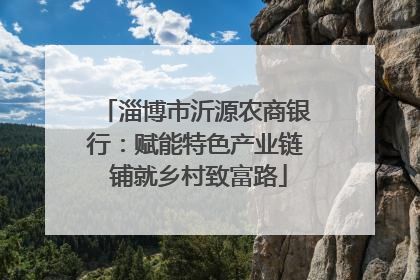 淄博市沂源农商银行：赋能特色产业链 铺就乡村致富路
