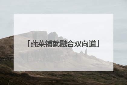 莼菜铺就融合双向道