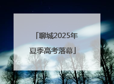 聊城2025年夏季高考落幕