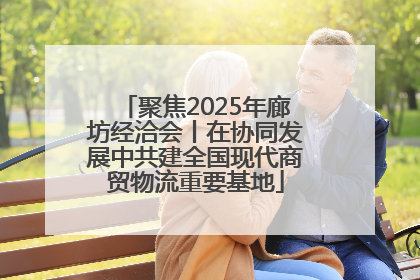 聚焦2025年廊坊经洽会丨在协同发展中共建全国现代商贸物流重要基地
