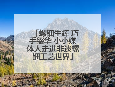 螺钿生辉 巧手缀华 小小媒体人走进非遗螺钿工艺世界