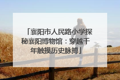 襄阳市人民路小学探秘襄阳博物馆：穿越千年触摸历史脉搏