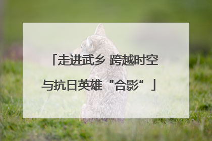 走进武乡 跨越时空与抗日英雄“合影”