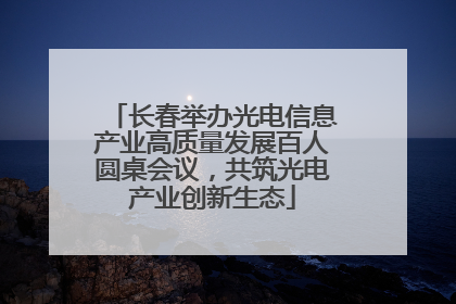 长春举办光电信息产业高质量发展百人圆桌会议，共筑光电产业创新生态