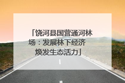 饶河县国营通河林场：发展林下经济 焕发生态活力