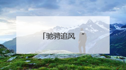 驰骋追风 “骑”乐无穷