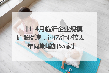 1-4月临沂企业规模扩张提速，过亿企业较去年同期增加55家