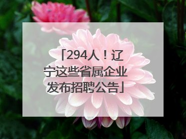 294人！辽宁这些省属企业发布招聘公告