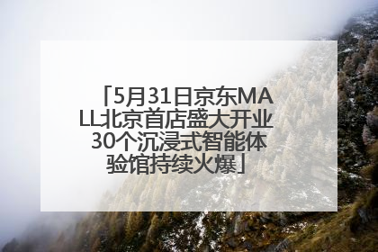 5月31日京东MALL北京首店盛大开业 30个沉浸式智能体验馆持续火爆