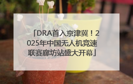 DRA首入京津冀！2025年中国无人机竞速联赛廊坊站盛大开幕